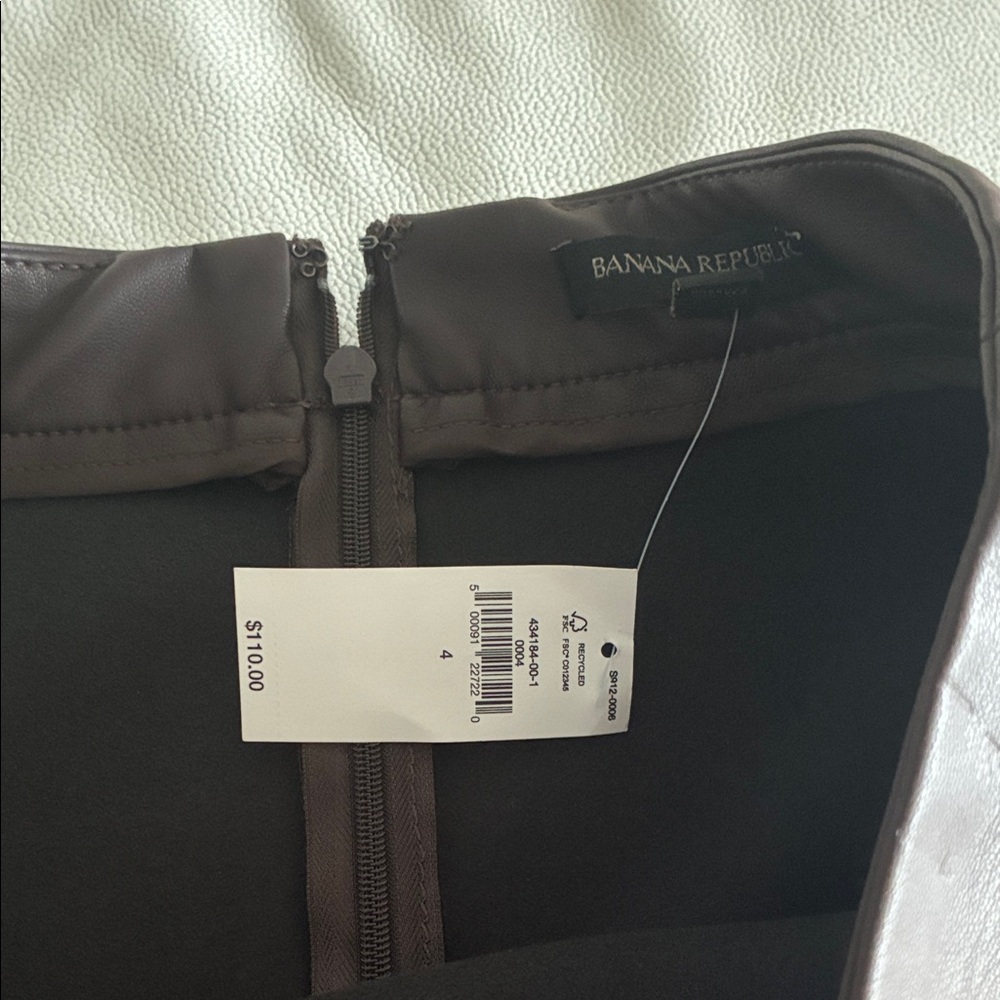 Banana Republic Dark Brown A-Line Skirt - Picture 2 of 3